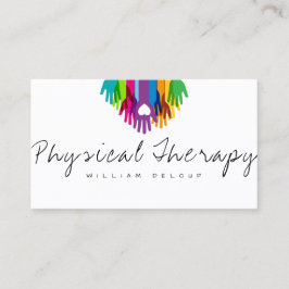 Tarjeta De Visita Salud Mental Especialista en Terapia Física Salud