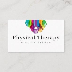 Tarjeta De Visita Salud Mental Especialista en Terapia Física Salud