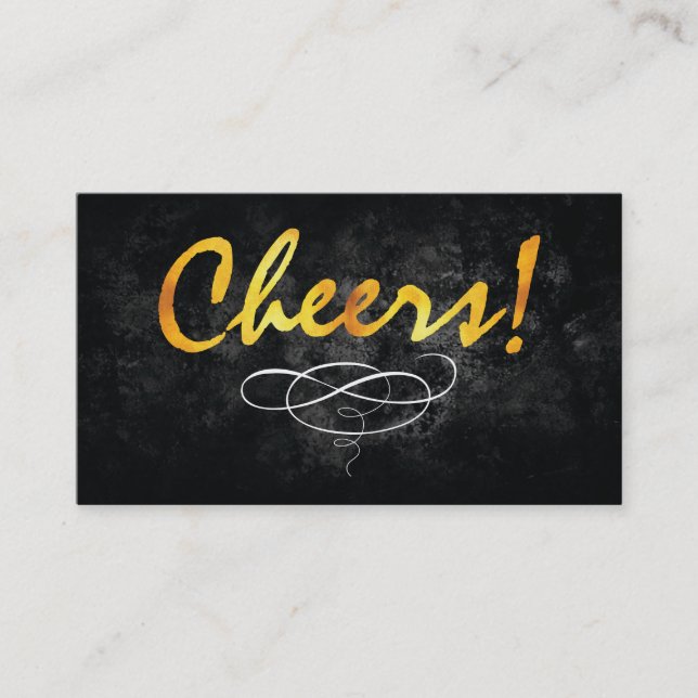 Tarjeta De Visita Salud | Oro (Anverso)