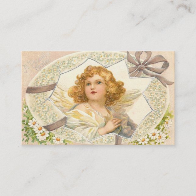 Tarjeta De Visita Saludo de Easter Egg Angel (Anverso)