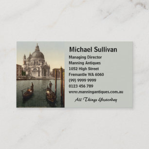 Tarjeta De Visita Saludo I, Venecia, Italia del della de Santa Marí