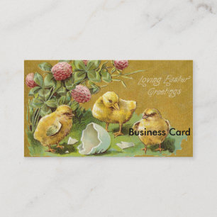 Tarjeta De Visita Saludos de amor de Pascua