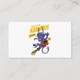 Tarjeta De Visita Saludos desde Krampus