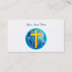 Tarjeta De Visita Salvador del mundo, su nombre aquí