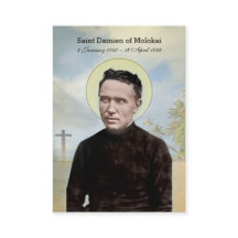 San Damien religioso de la sagrada carta Molokai H