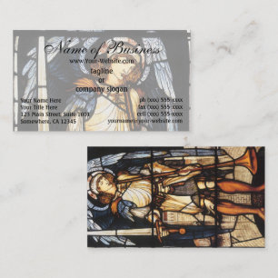 Tarjeta De Visita San Miguel (vidriera) por Burne Jones