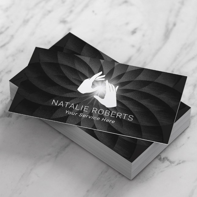 Tarjeta De Visita Sanación de manos SPA Terapia de Masaje en Espiral (Subido por el creador)