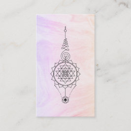 Tarjeta De Visita *~* Sanación de Nirvana Pastel Ombre Reiki