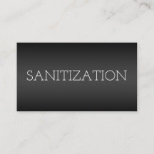 Sanitization Desinfectant Black