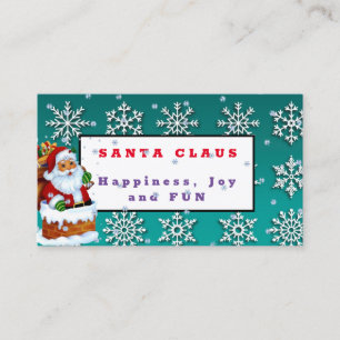 Tarjeta De Visita Santa Claus