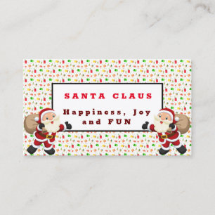 Tarjeta De Visita Santa Claus