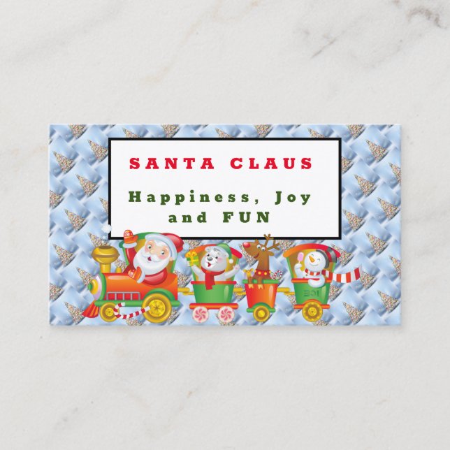 Tarjeta De Visita Santa Claus (Anverso)
