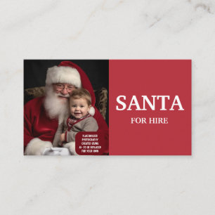 Tarjeta De Visita Santa Profesional para Contratar Foto