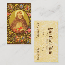 Tarjeta De Visita Santo Dominic de Guzman (PM 02) con sangre complet