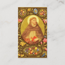 Tarjeta De Visita Santo Dominic de Guzman (PM 02) con sangre complet