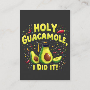 Tarjeta De Visita Santo Guacamole Lo Hice Graduado Cinco De Mayo