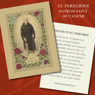 Tarjeta De Visita Santo Patrono de San Peregrino