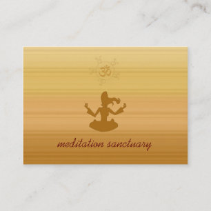 Tarjeta De Visita santuario de la meditación