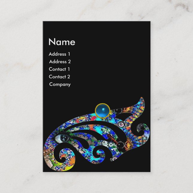 Tarjeta De Visita SAPFIRE DE ÉFEMA Belleza, Salón, Spa, Makeup Artis (Anverso)