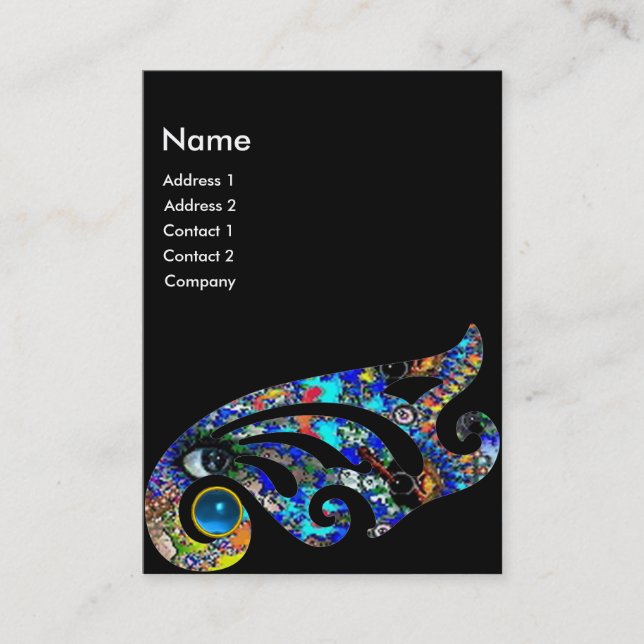 Tarjeta De Visita SAPFIRE DE ÉFEMA Belleza, Salón, Spa, Makeup Artis (Anverso)