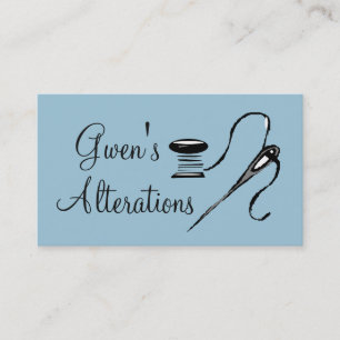 Tarjeta De Visita Sastre, alteraciones, sastrería, costura, sastre