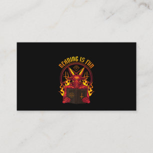 Tarjeta De Visita Satanic Pagan Goat Premium