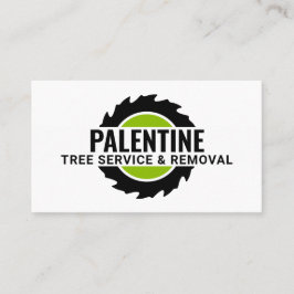 Tarjeta De Visita Saw Circular De Grinación De Gasas