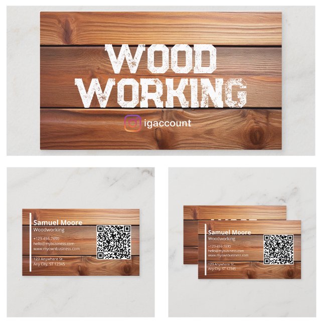 Tarjeta De Visita Sawmill Profesional de madera (Woodworking Professional Sawmill Business Card
)