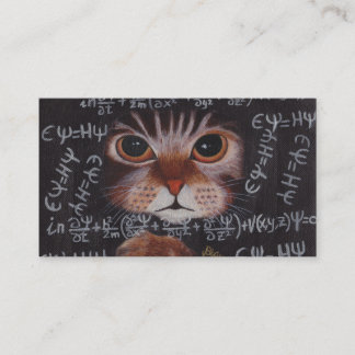TARJETA DE VISITA SCHRÖDINGER CAT