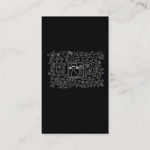 Tarjeta De Visita Schrodingers Caja de Gatos Graciosa Ciencia Físic