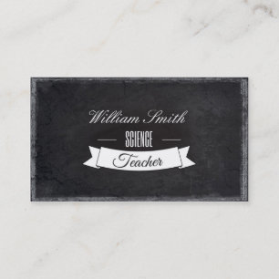 Tarjeta De Visita Science Teacher