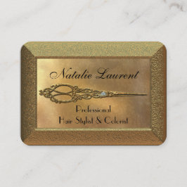 Tarjeta De Visita Scissor al Hairstylist Royale