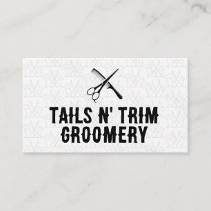 Tarjeta De Visita Scissors Comb   Mascota Grooming Service