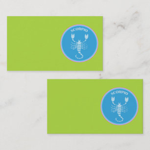 Tarjeta de visita Scorpio