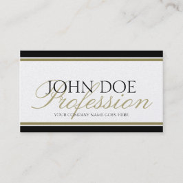 Tarjeta De Visita Script Gold de YourJobTitle