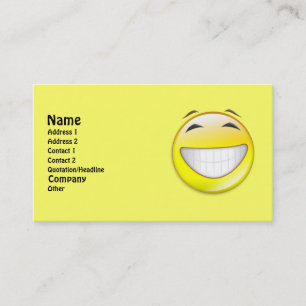 Tarjeta De Visita Sea feliz
