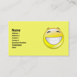 Tarjeta De Visita Sea feliz