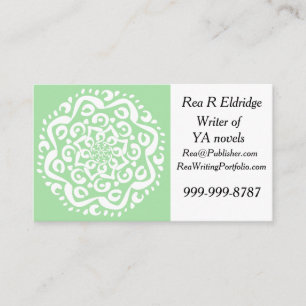 Tarjeta De Visita Seafoam Mandala