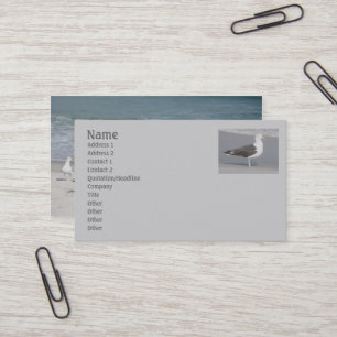 Tarjeta De Visita Seagull Business Card