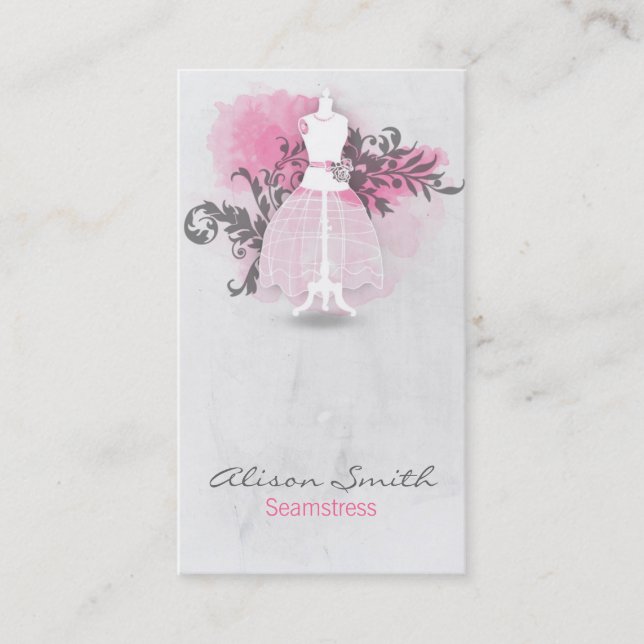 Tarjeta De Visita Seamstress business card (Anverso)