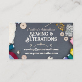 Tarjeta De Visita Seamstress de servicios de costura