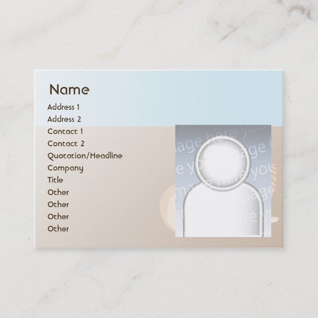 Tarjeta De Visita Seashells - rechonchos (Anverso)