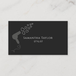 Tarjeta De Visita Secador de piso estilista de la peluquería