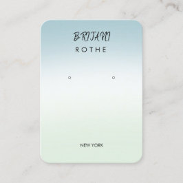 Tarjeta De Visita Secuencia de degradado de la secuencia de comandos