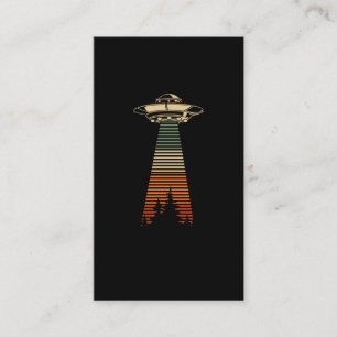 Tarjeta De Visita Secuencia espacial de bosque de secuestro de OVNIS