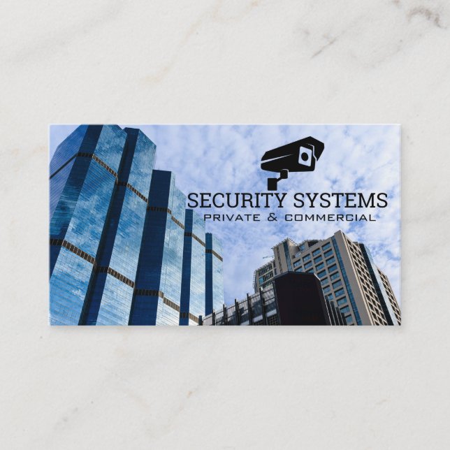 Tarjeta De Visita Security Camera Logo | Corporate Sky Scrapers (Anverso)
