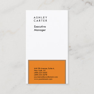 Tarjeta De Visita Seda premium elegante blanca minimalista moderna