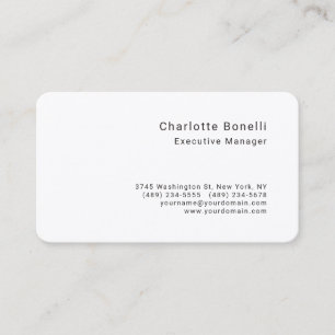 Tarjeta De Visita Seda Premium Minimalista profesional moderna