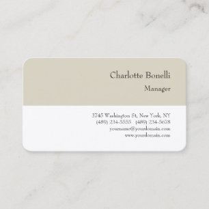 Tarjeta De Visita Seda Premium Minimalista profesional moderna