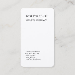 Tarjeta De Visita Seda Premium Minimalista y moderna única